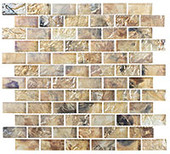 MKH1603 Mykonos Harbor Thasos Cliff Mosaic Tile