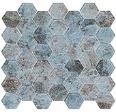 WNC5461 Wintour Castile Leeds Garden Hex Mosaic Tile