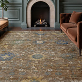 Dalyn Aristo AR2 Chocolate Area Rug Room Scene