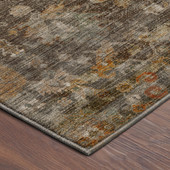 Dalyn Aristo AR7 Chocolate Area Rug Corner