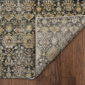 Dalyn Aristo AR9 Black Area Rug Back