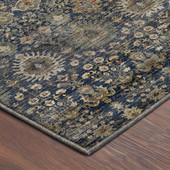Dalyn Aristo AR9 Navy Area Rug Corner