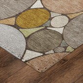 Dalyn Kenner KN1 Taupe Area Rug Corner