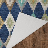 Dalyn Kenner KN10 Navy Area Rug Back