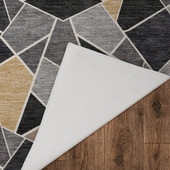 Dalyn Kenner KN8 Black Area Rug Back