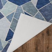 Dalyn Kenner KN8 Denim Area Rug Back