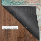 Dalyn Lumara LM1 Seafoam Area Rug Back