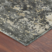 Dalyn Lumara LM4 Pewter Area Rug Corner