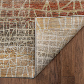 Dalyn Nexus NX1 Copper Area Rug Back