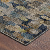 Dalyn Nexus NX4 Navy Area Rug Corner