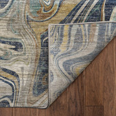 Dalyn Nexus NX6 Navy Area Rug Back