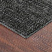 Dalyn Soft Essentials SE1 Charcoal Area Rug Corner