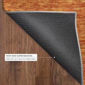 Dalyn Soft Essentials SE1 Orange Area Rug Back