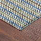 Dalyn Soft Essentials SE2 Blue Area Rug Corner