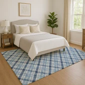 Dalyn Soft Essentials SE3 Denim Area Rug Room Scene