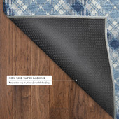 Dalyn Soft Essentials SE3 Denim Area Rug Back