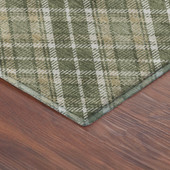 Dalyn Soft Essentials SE3 Olive Area Rug Corner
