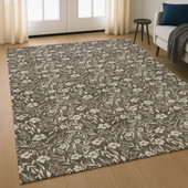 Dalyn Soft Essentials SE4 Chocolate Area Rug Room Scene