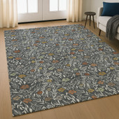 Dalyn Soft Essentials SE4 Graphite Area Rug Room Scene