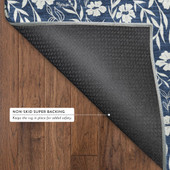 Dalyn Soft Essentials SE4 Navy Area Rug Back