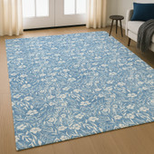 Dalyn Soft Essentials SE4 Denim Area Rug Room Scene