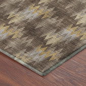 Dalyn Soft Essentials SE5 Chocolate Area Rug Corner
