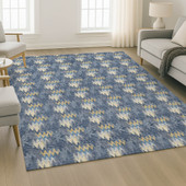 Dalyn Soft Essentials SE5 Navy Area Rug Room Scene