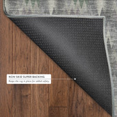 Dalyn Soft Essentials SE5 Pewter Area Rug Back