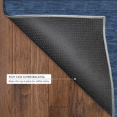 Dalyn Soft Essentials SE6 Navy Area Rug Back