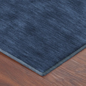 Dalyn Soft Essentials SE6 Navy Area Rug Corner