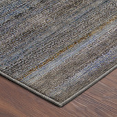 Dalyn Vico VC1 Blue Area Rug Corner