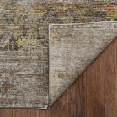 Dalyn Vico VC7 Gray Area Rug Back