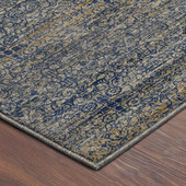 Dalyn Vico VC9 Navy Area Rug Corner