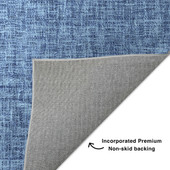 Dalyn Voyage VY1 Navy Area Rug Back