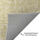 Dalyn Voyage VY1 Wheat Area Rug Back