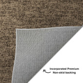 Dalyn Voyage VY2 Mocha Area Rug Back