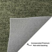 Dalyn Voyage VY2 Olive Area Rug Back