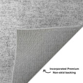 Dalyn Voyage VY2 Silver Area Rug Back