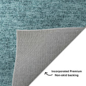 Dalyn Voyage VY2 Teal Area Rug Back