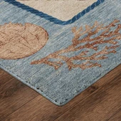 Nubrisa Oceanside 5078 Beige Area Rug Corner