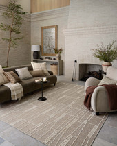 Bexley BEX-02 Taupe Natural Area Rug - Amber Lewis x Loloi