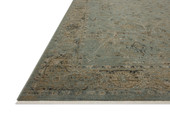 Loloi Briar BRR-02 Aqua Olive Area Rug Corner