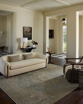 Loloi Briar BRR-01 Sky Moss Area Rug Room Scene