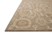 Dorothea DRT-01 Oak Natural Area Rug Corner - Chris Loves Julia x Loloi