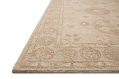Dorothea DRT-03 Dove Natural Area Rug Corner - Chris Loves Julia x Loloi