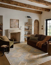Loloi Elora ELR-09 Sky Multi Area Rug Room Scene