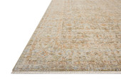 Loloi Elora ELR-05 Sky Terracotta Area Rug Corner