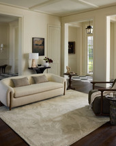 Loloi Lenore LNO-01 Sage Natural Area Rug Room Scene