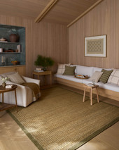 Lilah LIH-01 Natural Olive Area Rug Room Scene - Amber Lewis x Loloi