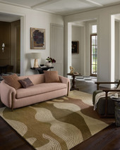 Madi MDX-02 Linen Multi Area Rug Room Scene - Brigette Romanek x Loloi